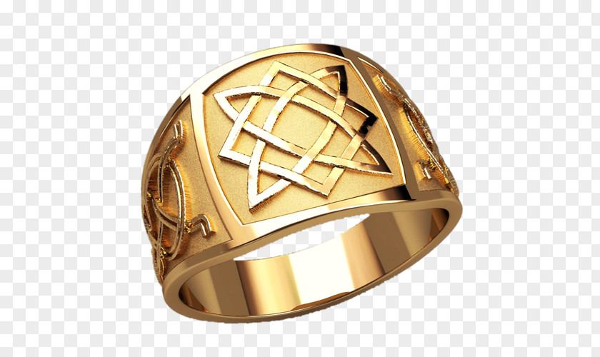 Ring Sterling Silver Svarog Gold PNG