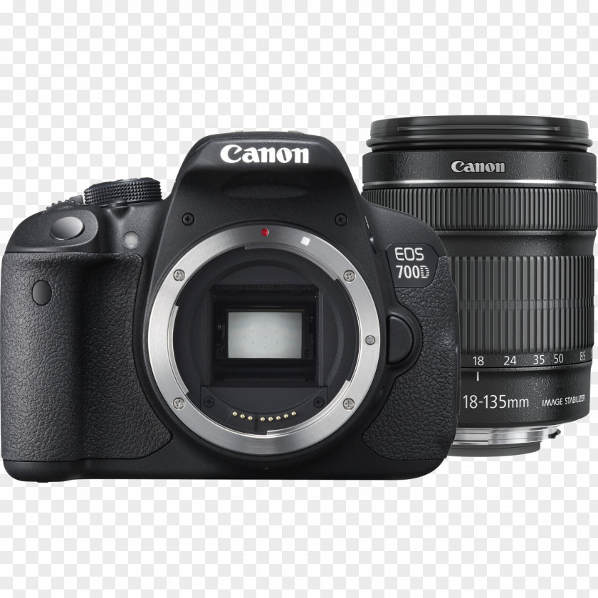 Camera Lens Canon EOS 700D 7D EF-S 18–135mm Mount EF PNG