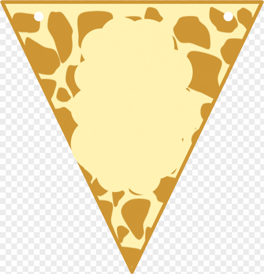 Giraffe Ice Cream Cones Line Font PNG