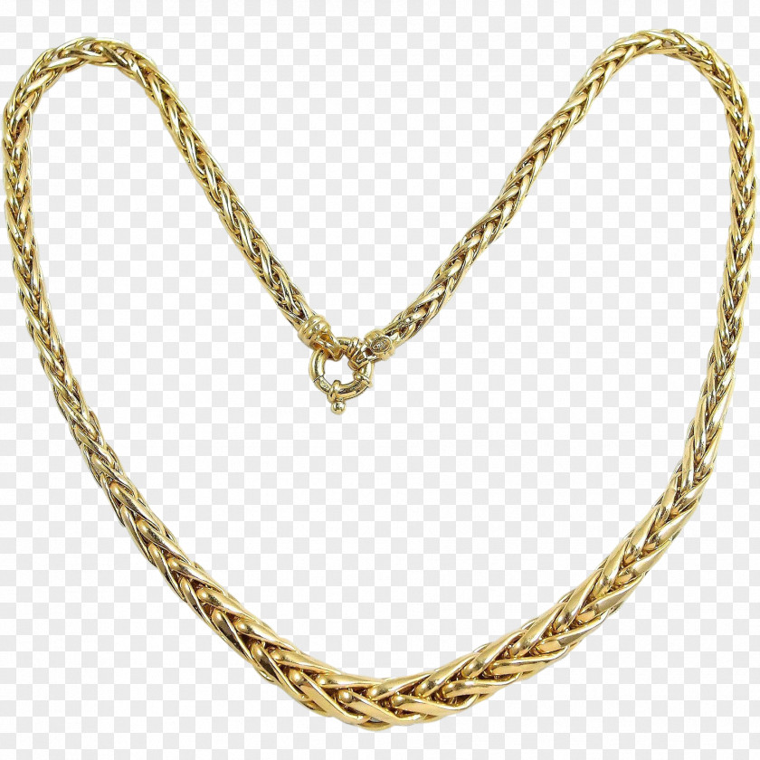 Necklace Gold Jewellery Estate Jewelry Chain PNG