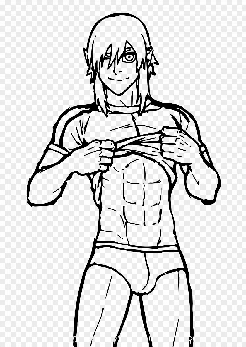 Painting Line Art Muscle Drawing Human Body PNG