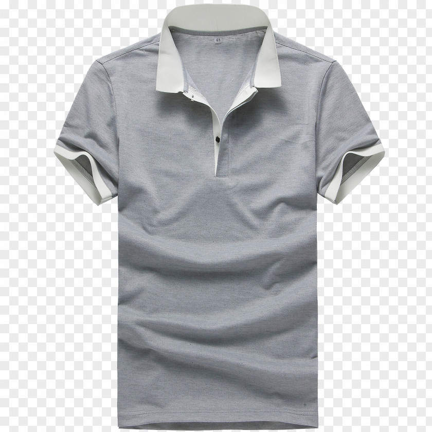 Gray Short Sleeved T-shirt Designer Sleeve Grey PNG