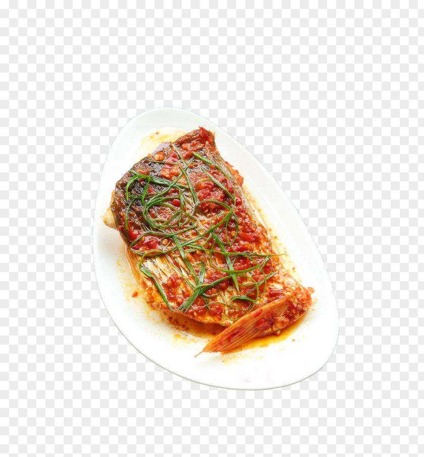 Steamed Fish With Garlic Sauce Italian Cuisine Steaming Ginger Allium Fistulosum PNG