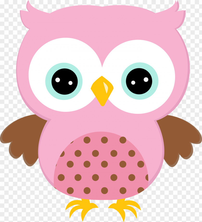 Cute Owl P!nk Free Clip Art PNG