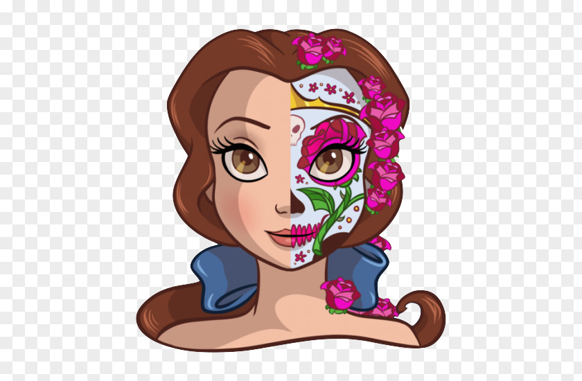 Disney Princess Belle Calavera Ariel Princesas PNG