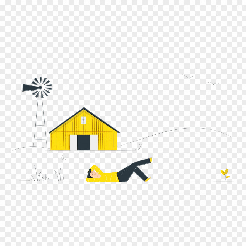 Logo Cartoon Diagram Yellow House PNG