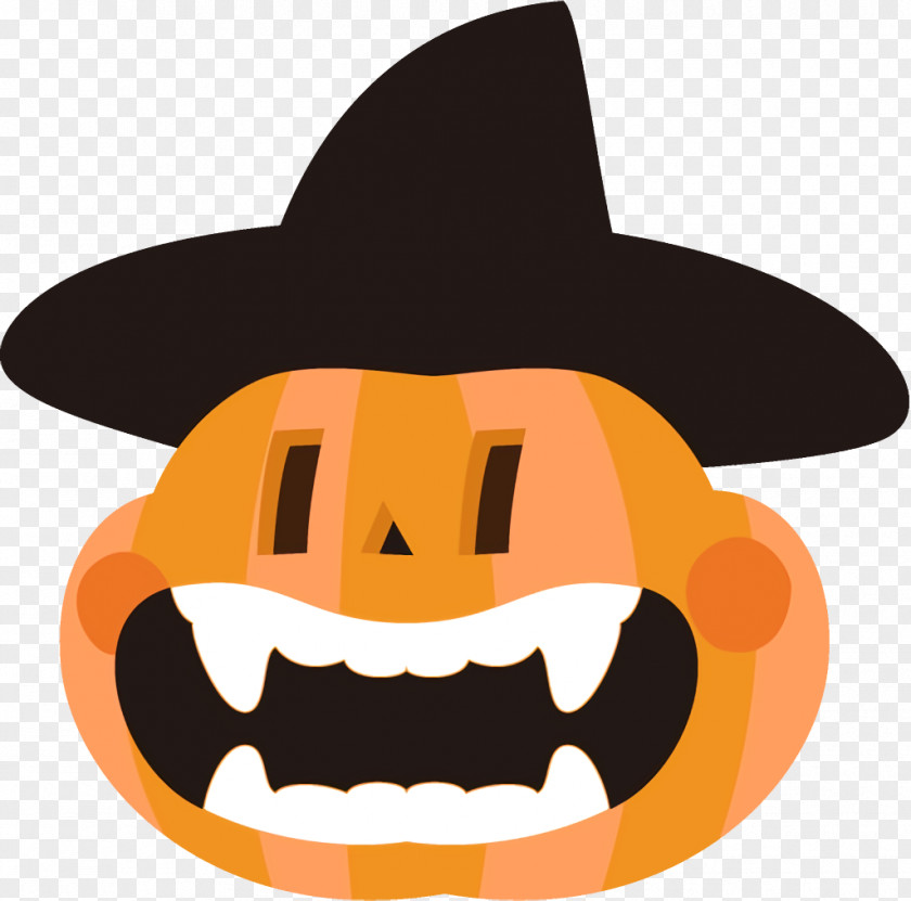 Mouth Headgear Jack-o-Lantern Halloween Carved Pumpkin PNG