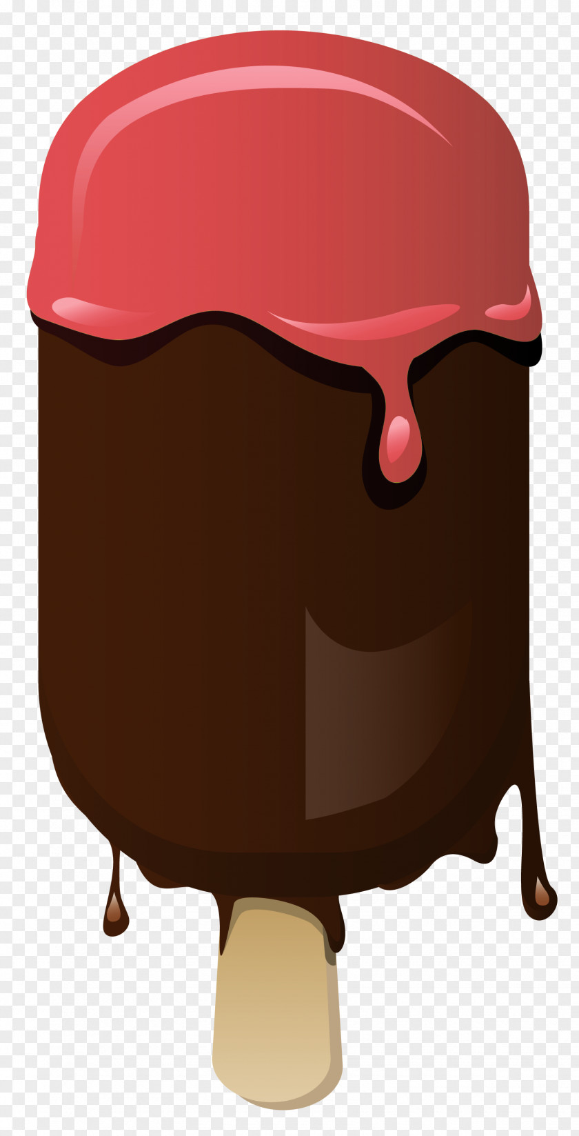Stick Chocolate Ice Cream Sundae Cones PNG