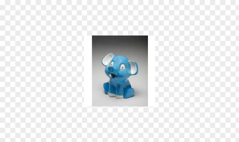 Figurine Porcelain Elephantidae Turquoise PNG