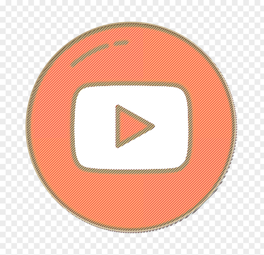Peach Signage Logo Icon Social Media Youtube PNG