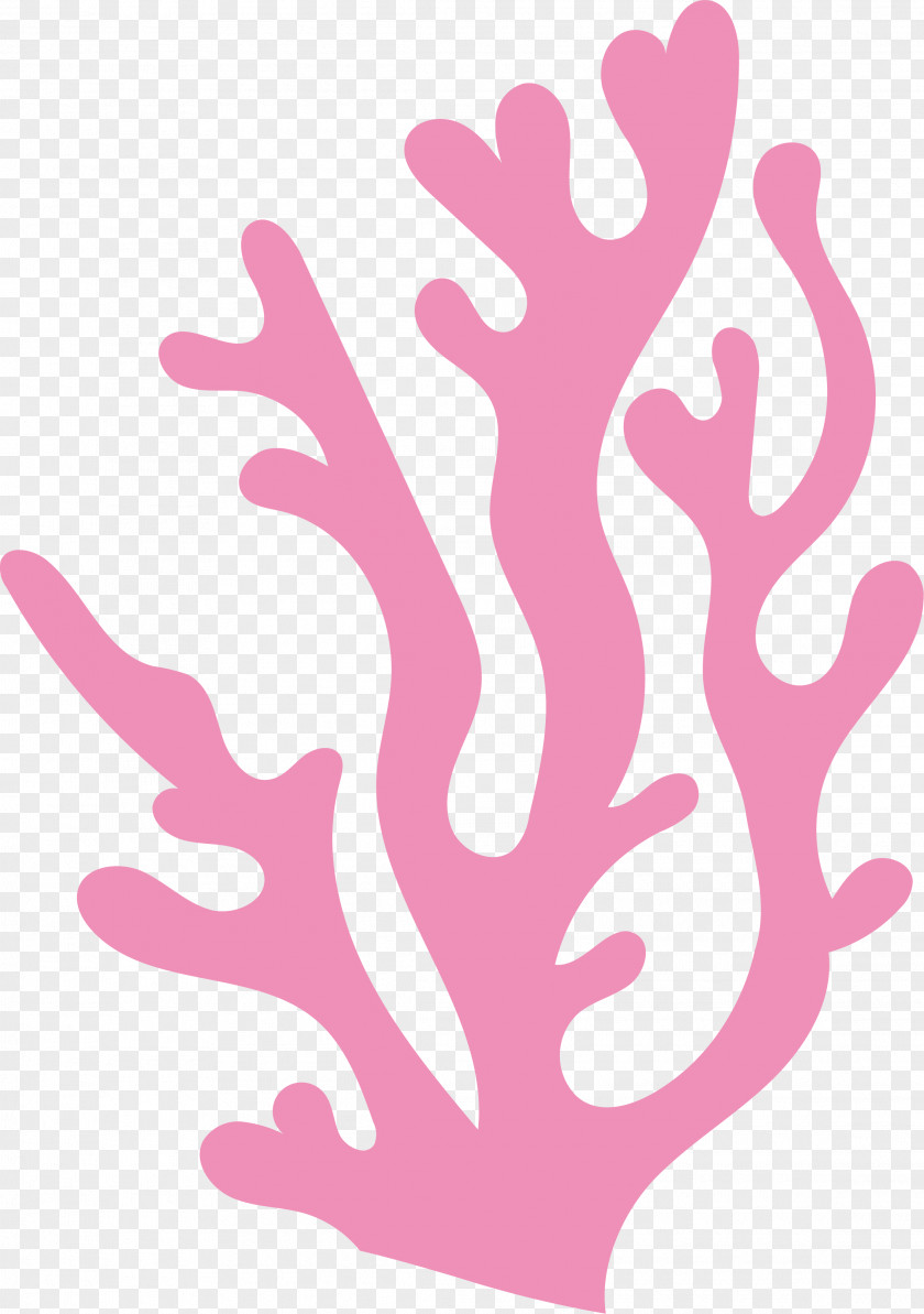Pink M Line M-tree Meter Tree PNG