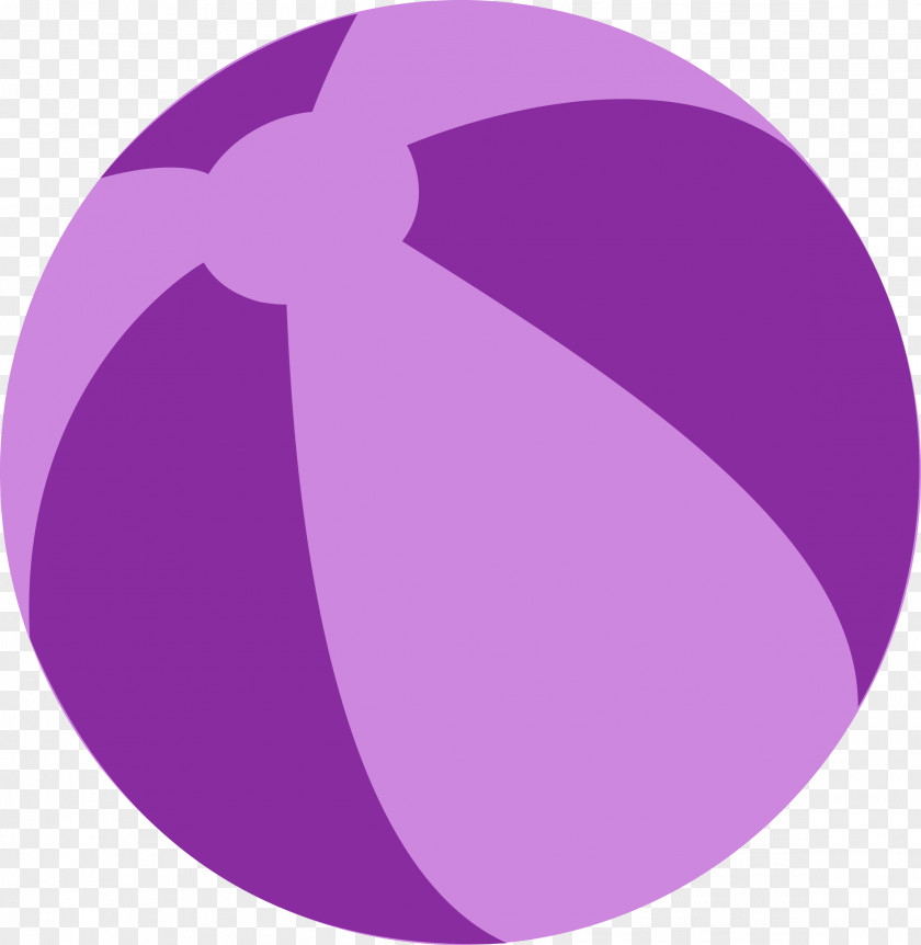 Purple Beach Ball Clip Art PNG