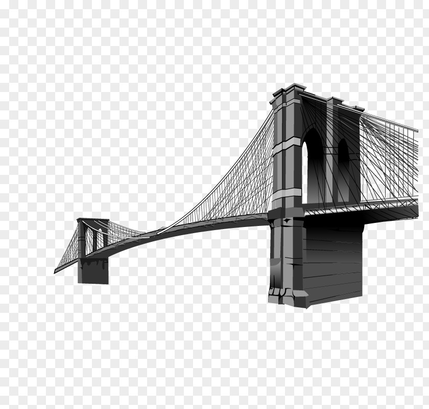 Sola Bridge Vector Elements Brooklyn Clip Art PNG