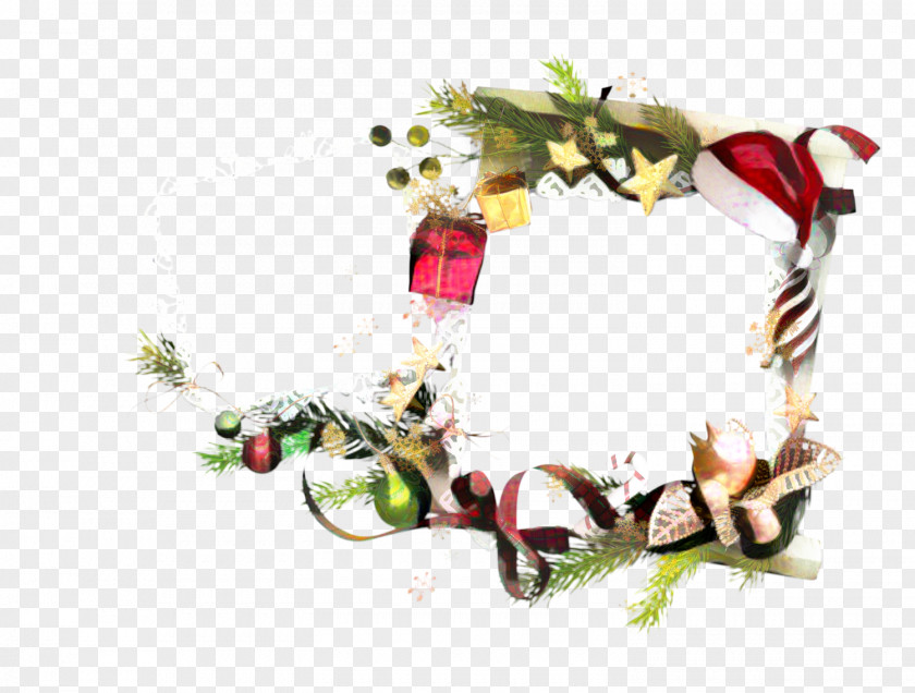 Flower Heart Christmas And New Year Background PNG