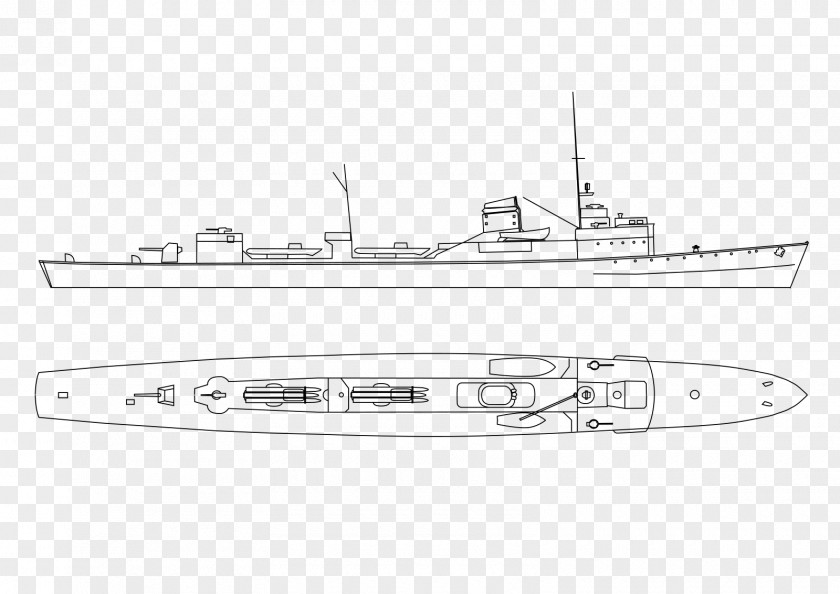 Heavy Cruiser Torpedo Boat Submarine Chaser Destroyer Protected PNG
