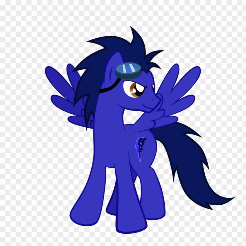 Thunder Strike Horse Pony Mammal Purple Cobalt Blue PNG