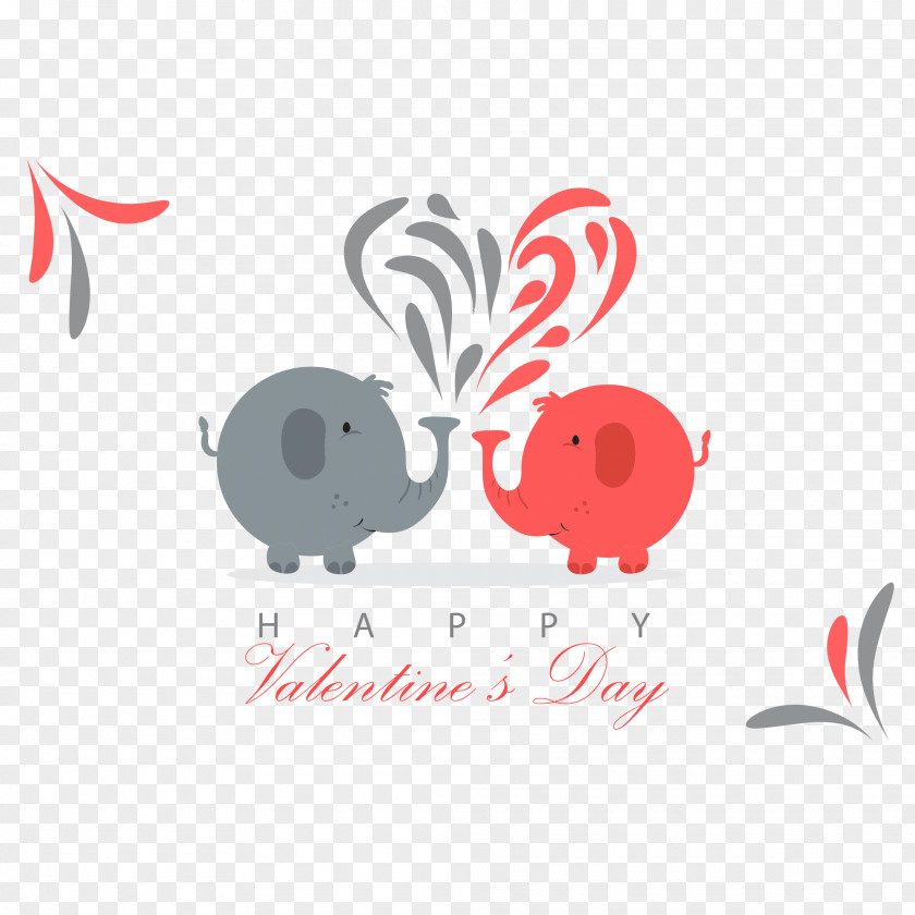 Astrantia Major Valentine's Day Vector Graphics Elephant Greeting & Note Cards PNG