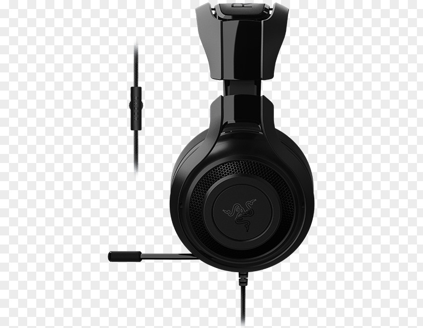Gaming Headset With Mic Microphone Razer Man O'War 7.1 Surround Sound Headphones PNG