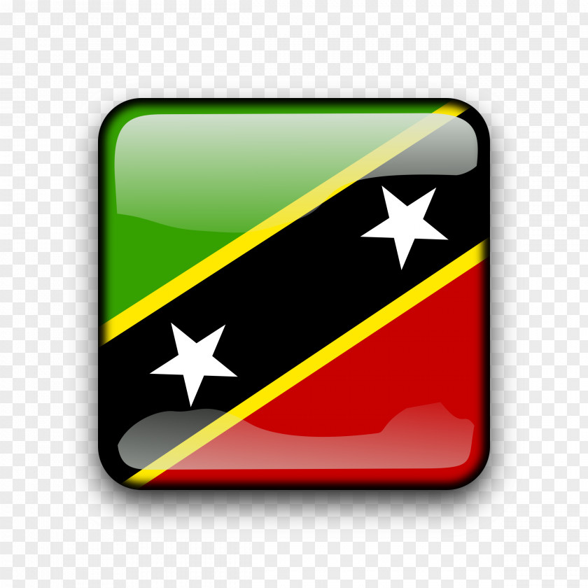 Kn Flag Of Saint Kitts And Nevis Vector Graphics Illustration Clip Art PNG