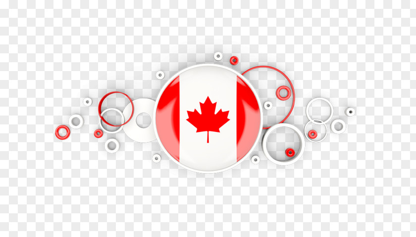 Canada Flag Circle Of Indonesia PNG