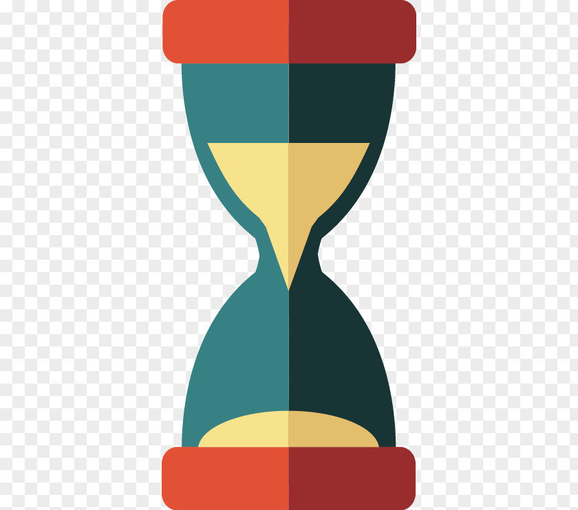 Hand-painted Hourglass Time PNG
