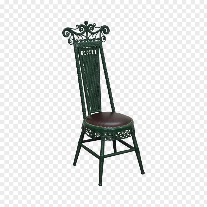 Noble Wicker Chair Garden Furniture PNG