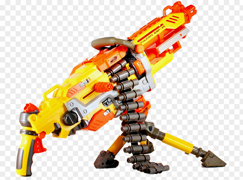 Toy Nerf N-Strike Elite Vulcan EBF-25 Dart Blaster PNG