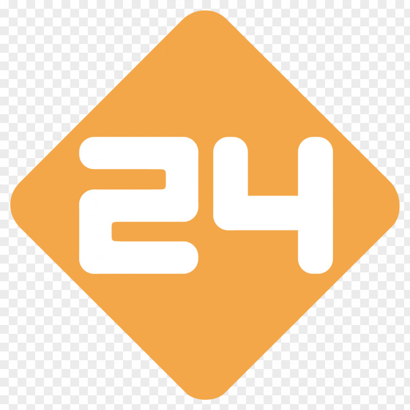 24 HOURS Nederland Logo Public Broadcasting Television Channel PNG