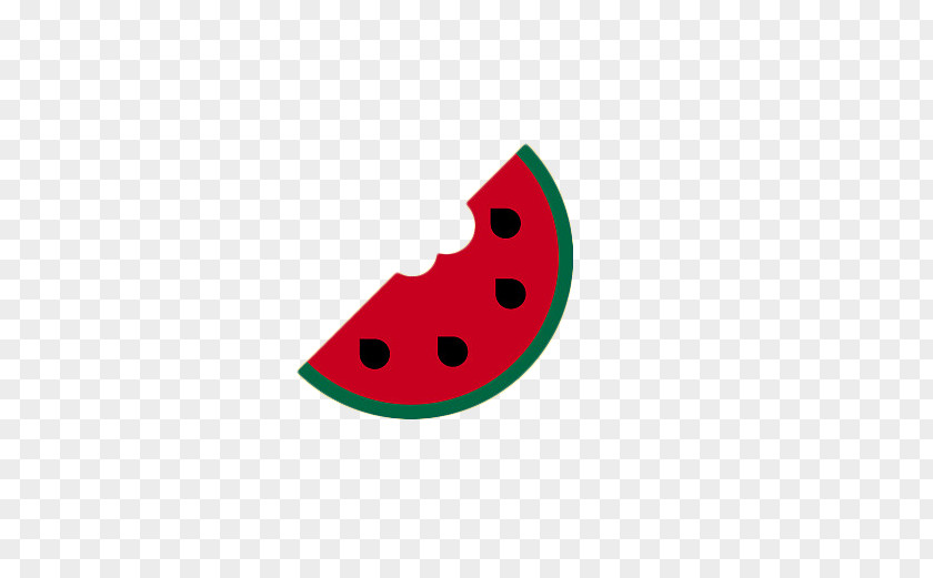 A Cartoon Watermelon Slice Seed Oil PNG