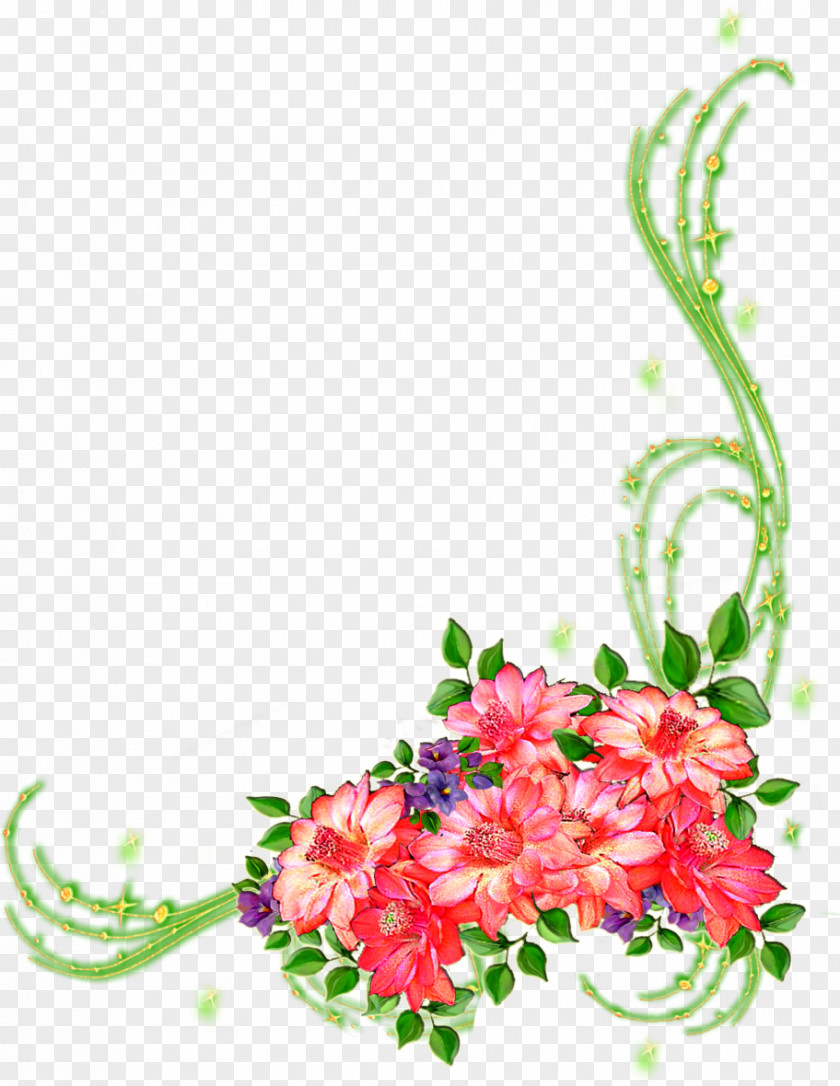 Antique Cut Flowers Picture Frames Floral Design Clip Art PNG