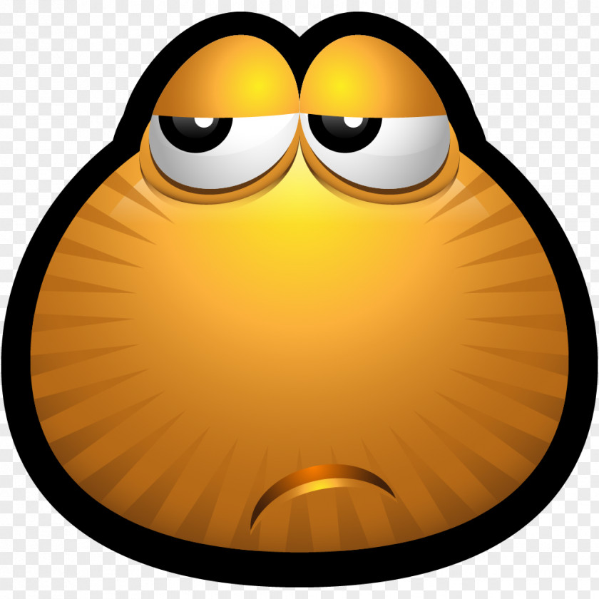 Brown Monsters 47 Emoticon Smiley Yellow Beak PNG