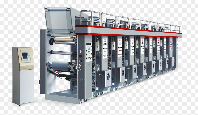 Business Machine Paper Rotogravure Printing Press PNG