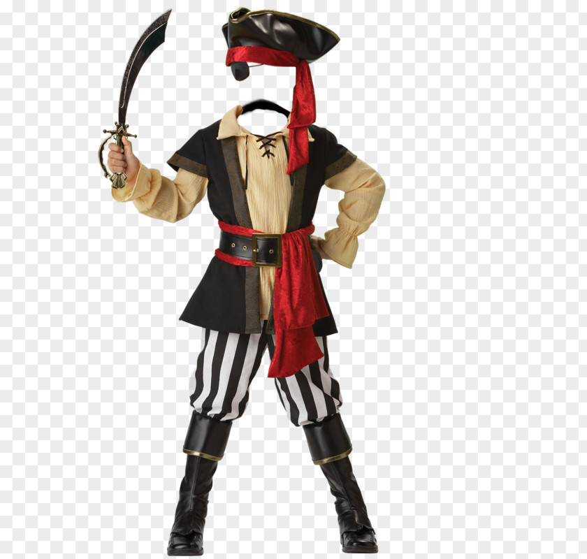 Handsome Pirate Halloween Costume Piracy Boy Child PNG
