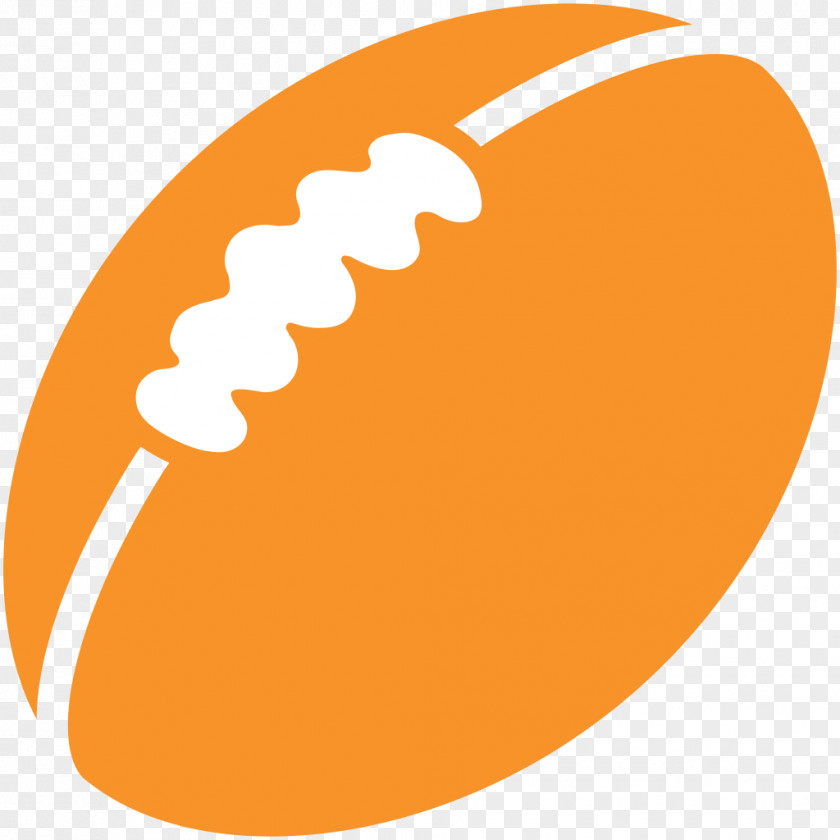Post It Rugby Ball Football Emoji PNG