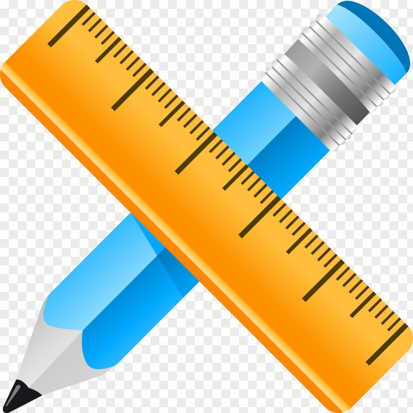 Ruler Straightedge Pencil PNG