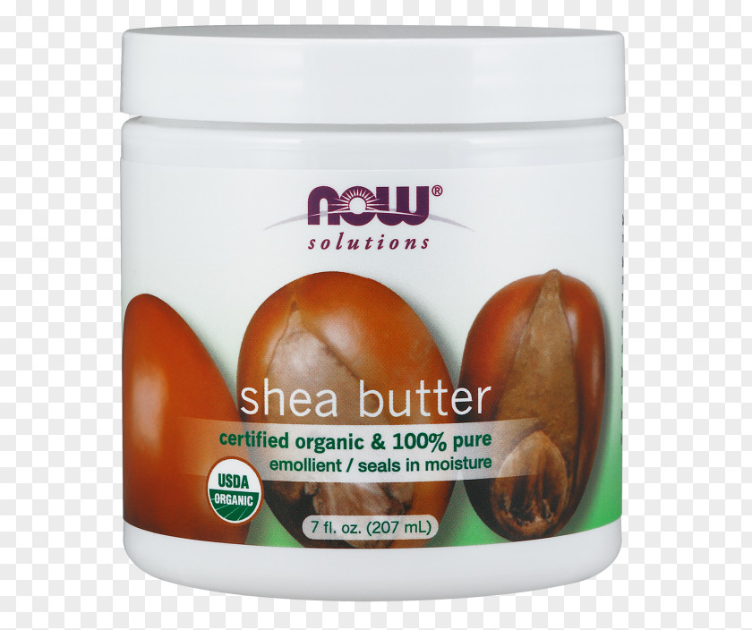 Shea Nut Organic Food Lotion NOW Butter PNG