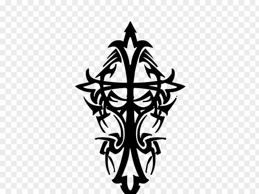 Tattoo Lower-back Christian Cross Tribe PNG
