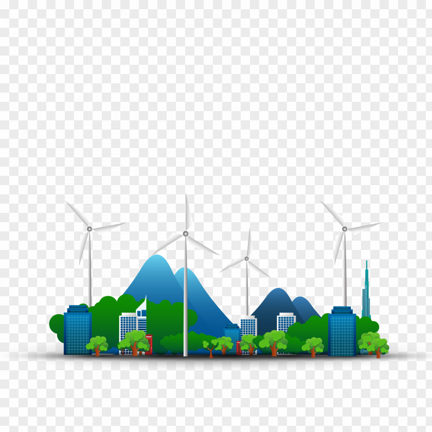 Urban Green Energy Landscape Conservation Environmental Protection Water PNG