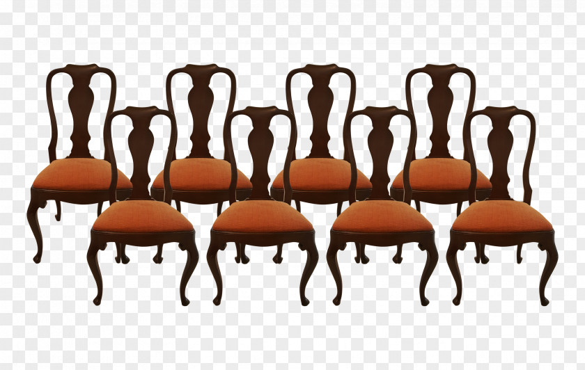 Queen Anne Style Furniture Chair Clip Art PNG