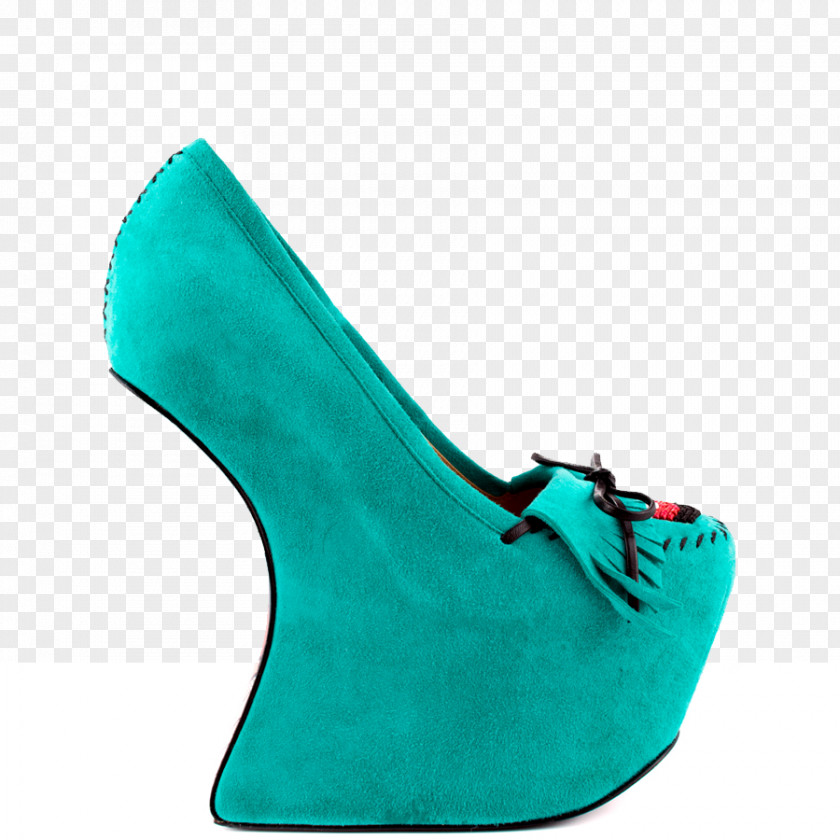 Second Day Ashura High-heeled Shoe Green Suede Court PNG