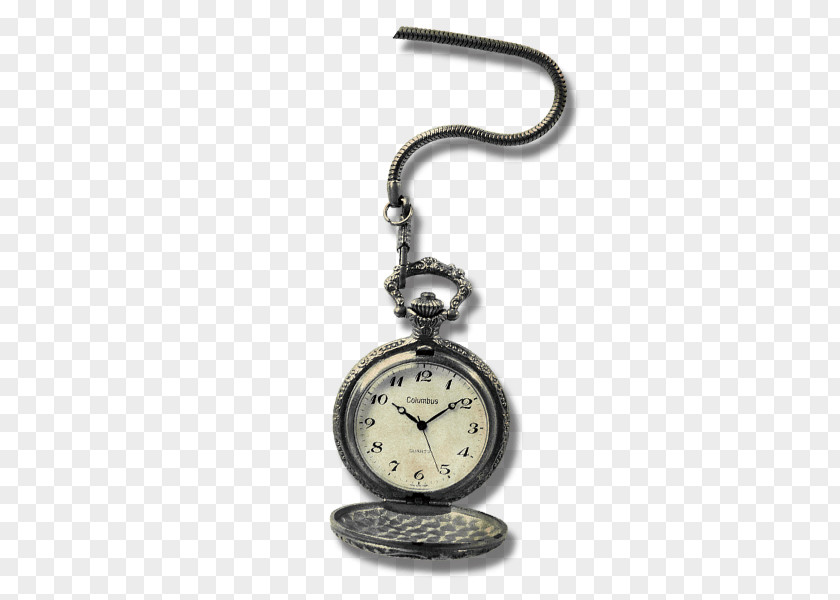 Vintage Pocket Watch Clock Designer PNG