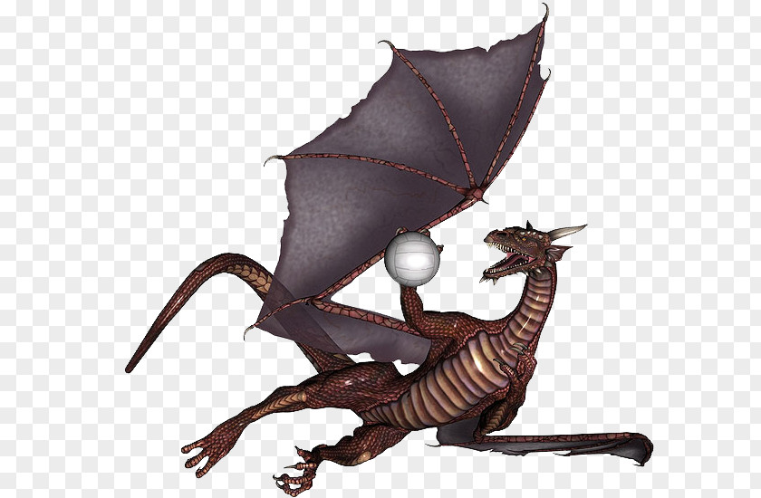 Dragon 3D Rendering PNG