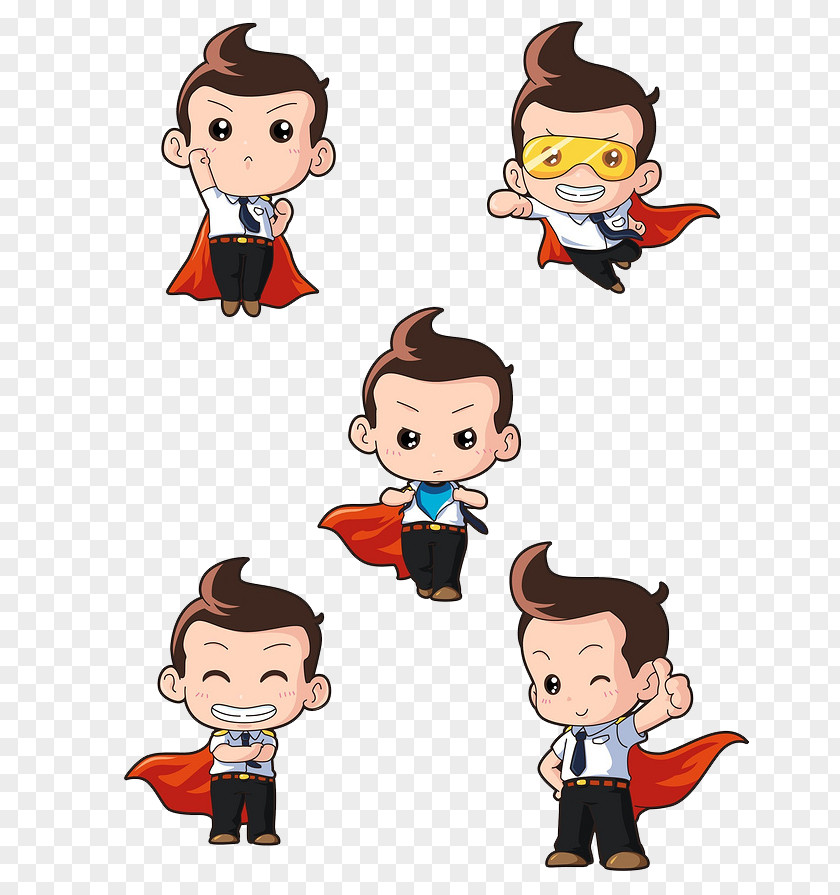 Superman Clark Kent Cartoon PNG
