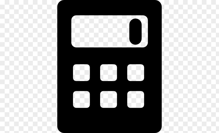 Calculator Button Icons Business PNG