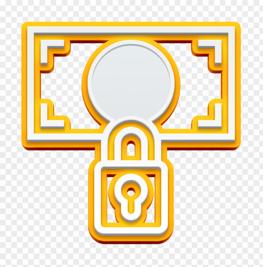 Financial Technology Icon Security Padlock PNG