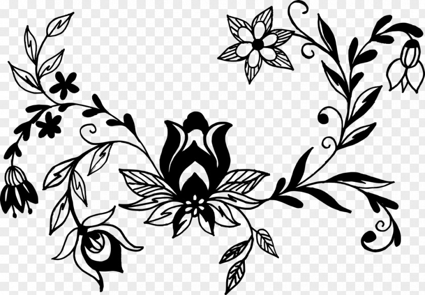 Floral Ornament Butterfly Flower Clip Art PNG