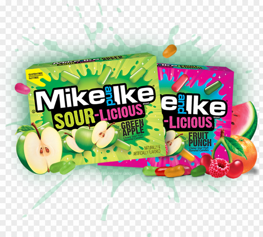 Fruit Punch Mike And Ike Sour Candy Brand PNG