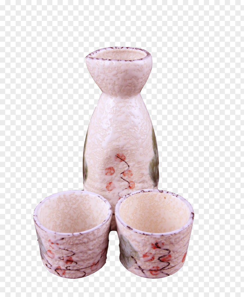 Japanese Sake Wine Glass PNG
