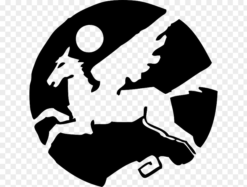 Vector Pegasus Horse Clip Art PNG