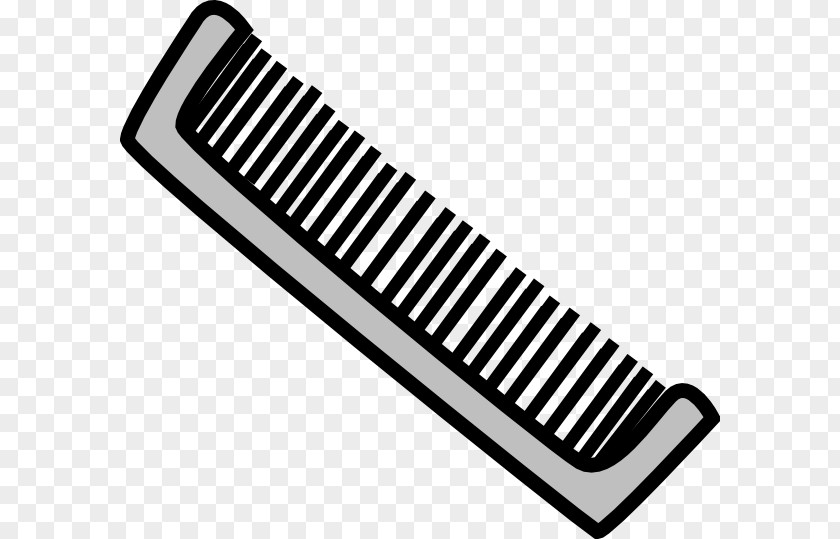 Comb Hairbrush Clip Art PNG
